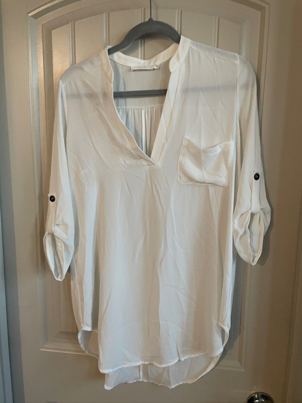 Lush White Tunic Size Small